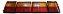 Kit Lanterna Traseira Vw Santana 91 / 97 Arteb Original Ambos Lados Tricolor - Imagem 2