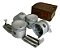 Jogo Pistao Fusca Kombi 1500 Refrigerado Ar Std Metal Leve - Imagem 1