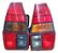 Par Lanterna Traseira Vw Quantum 85/91 Fumê Original Trw - Imagem 1