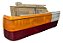 Lanterna Traseira Ford Del Rey 81 / 84 Le Original Arteb Tricolor - Imagem 3