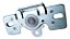 Comando Macaneta Interna Porta Vw Fusca 56/78 111837021z Prateado Dianteira - Imagem 4