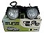 Kit Farol Milha Fiat Palio Siena Celebration 2004 / 2011 Preto - Imagem 5