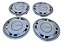 Jogo Calotas Gol Gl Parati Saveiro Vw Original 305601155 Prateado - Imagem 6