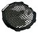 Suporte Colmeia Emblema Grade Fox Spacefox Vw 5z0853343 Preto - Imagem 10