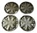 Calota Aro 15 Citroen Xsara Picasso 9642428580 Original Prateado - Imagem 8