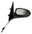Retrovisor Gol G2 Bola 4 Portas Controle Metagal Original Ld - Imagem 5