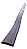 Friso Borrachao Parachoque Tras Opala Luxo 85/87 - 94645053 Preto - Imagem 4