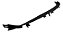 Moldura Tampa Traseira Citroen C4 2009 A 2014 Original Preto - Imagem 1