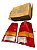Par Lanterna Traseira Gm Kadett Tricolor Original Carto Ambos Lados Vermelho - Imagem 2