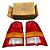 Par Lanterna Traseira Gm Kadett Tricolor Original Carto Ambos Lados Vermelho - Imagem 1