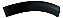 Moldura Grade Parachoque Dianteiro Saveiro G5 10/13 Le Preto - Imagem 4
