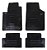 Jogo Tapete Borracha Borcol Milano Original Hb20 Sedan Hatch Preto - Imagem 2