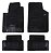 Jogo Tapete Borracha Borcol Milano Original Hb20 Sedan Hatch Preto - Imagem 1