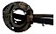 Chave Limpador Alavanca Voyage Parati Gol Vw Marrom Original - Imagem 3