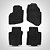 Jogo Tapete Borracha Original Borcol Honda City 2015 / Preto - Imagem 4