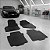 Jogo Tapete Borracha Original Borcol Honda City 2015 / Preto - Imagem 3