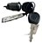 Cilindro Com Chave Gol Parati Voyage Fechadura Vw Original - Imagem 2