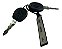 Cilindro Com Chave Gol Parati Voyage Fechadura Vw Original - Imagem 9
