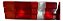 Par Lanterna Ford Escort 83 84 85 Polimatic Tricolor Nova Original - Imagem 9