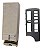 Moldura Central Painel Gol Saveiro Parati G3 Cinza Original - Imagem 4