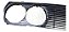 Grade Dianteira Vw Passat Ts 73 / 77 Original Nova Zero Preto Fosco - Imagem 3