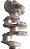 Virabrequim Vw Ap 1.8 Std(026a) Gol Santana Saveiro Voyage - Imagem 10