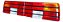 Par Lanterna Monza Sle Tricolor Friso Original Carto 88/90 Tricolor Friso Preto - Imagem 2