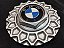 Calota Centro Roda Bmw Original 36131180115 Nova Zero  Prateado - Imagem 8