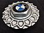 Calota Centro Roda Bmw Original 36131180115 Nova Zero  Prateado - Imagem 7