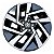 Roda Aro 16 Original Vw Polo Virtus Tsi 5u0601025ab Et39 Diamantado Com Fundo Preto - Imagem 1
