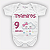 Body Bebê Personalizado Chuva De Amor Mês Aniversário Menina - Imagem 1