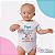 Body Bebê Personalizado Dentro Da Mamãe Agora Batem 2 Corações - Imagem 2