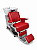 Lavatório para Barbearia Athenas Red Vermelho Cuba em Porcelana Profissional Paragon Brasil - Imagem 1