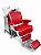 Lavatório para Barbearia Athenas Red Vermelho Cuba em Porcelana Profissional Paragon Brasil - Imagem 2