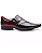 Sapato Social Gofer em Couro Verniz Dark Red - Imagem 1