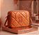Bolsa Transversal Matelassê SL – "Laranja Sofisticado" - Imagem 1