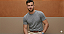 Camiseta Basica Masculina Cinza - Imagem 1