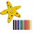 Tapete Bilíngue Com Apagador Play Doh Para Colorir - Fun Toys - Imagem 3