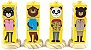 Coleção Cubos Animais Amarelo-NewArt Toys - Imagem 3