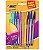 Canetas Coloridas Bic Cristal Fashion 10 Cores Vibrantes, Ponta Esferográfica Média de 1.2mm, Escrita Suave e Cores Vibrantes - Imagem 1