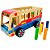 Ônibus Urbano em Madeira Infantil brinquedo Educativo Carimbras - Imagem 5