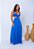 Vestido Longo Azul - Imagem 1