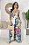 Macacão Pantalona Floral Amarelo - Imagem 1