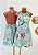 Vestido Curto Jardim Floral Azul - Imagem 2