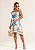 Vestido curto Assimétrica Estampado - Imagem 1