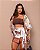 Conjunto Short Saia e Kimono ( marrom) - Imagem 2