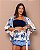 Conjunto Short Saia e Kimono ( azul) - Imagem 2