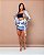 Conjunto Short Saia e Kimono ( azul) - Imagem 1