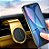 Suporte Veicular Magnético Celular 360° Imã Forte Dourado - Imagem 2
