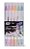 Canetas Brush e Fineliner 6 Cores Lyke - Imagem 1